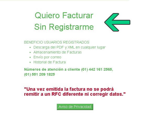Guía de facturación electrónica CFDI de Capufe con opciones de descarga y números de atención al cliente