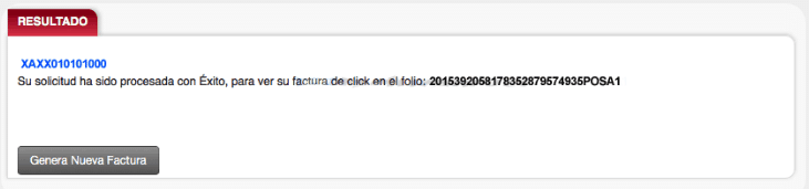 Confirmación emisión factura electrónica Office Depot